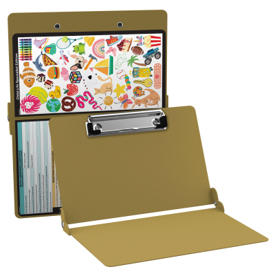 WhiteCoat Clipboard® - Tactical Brown Child Life Specialist Edition